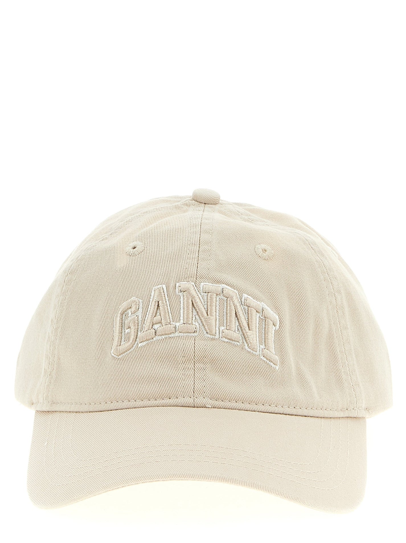 GANNI - GANNI - Embroidery cap - Women’s Accessories