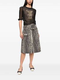 Ganni Ganni Sheer Jacquard Top Women’s Knitwear