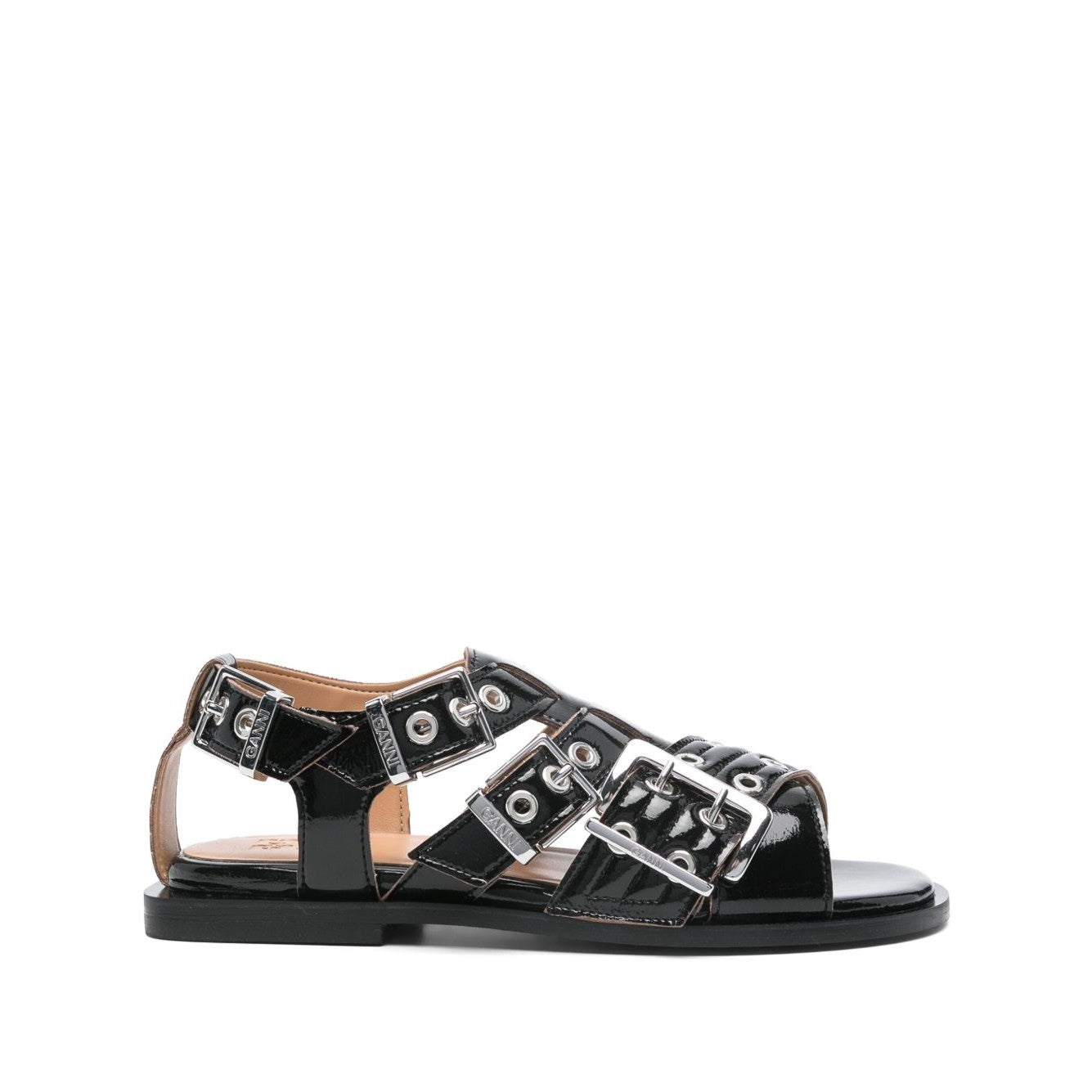 Ganni - Ganni eyelet-detailing sandals - Women’s Shoes