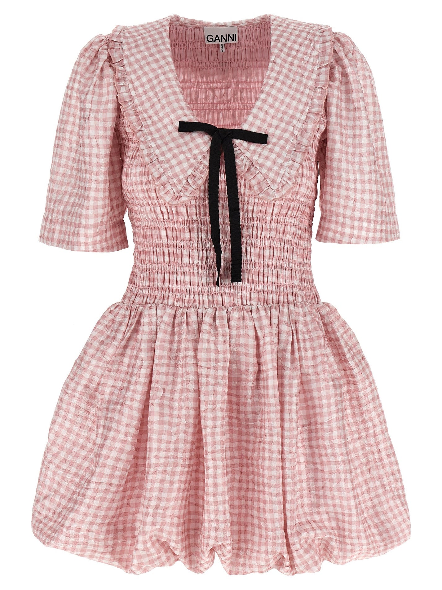 GANNI - GANNI - ’Pink Check’ dress - Women’s Clothing