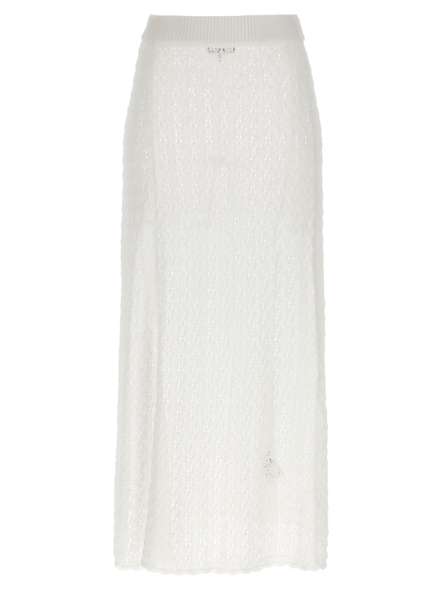 GANNI - GANNI - ’Shiny Pointelle Knit’ skirt - Women’s Clothing