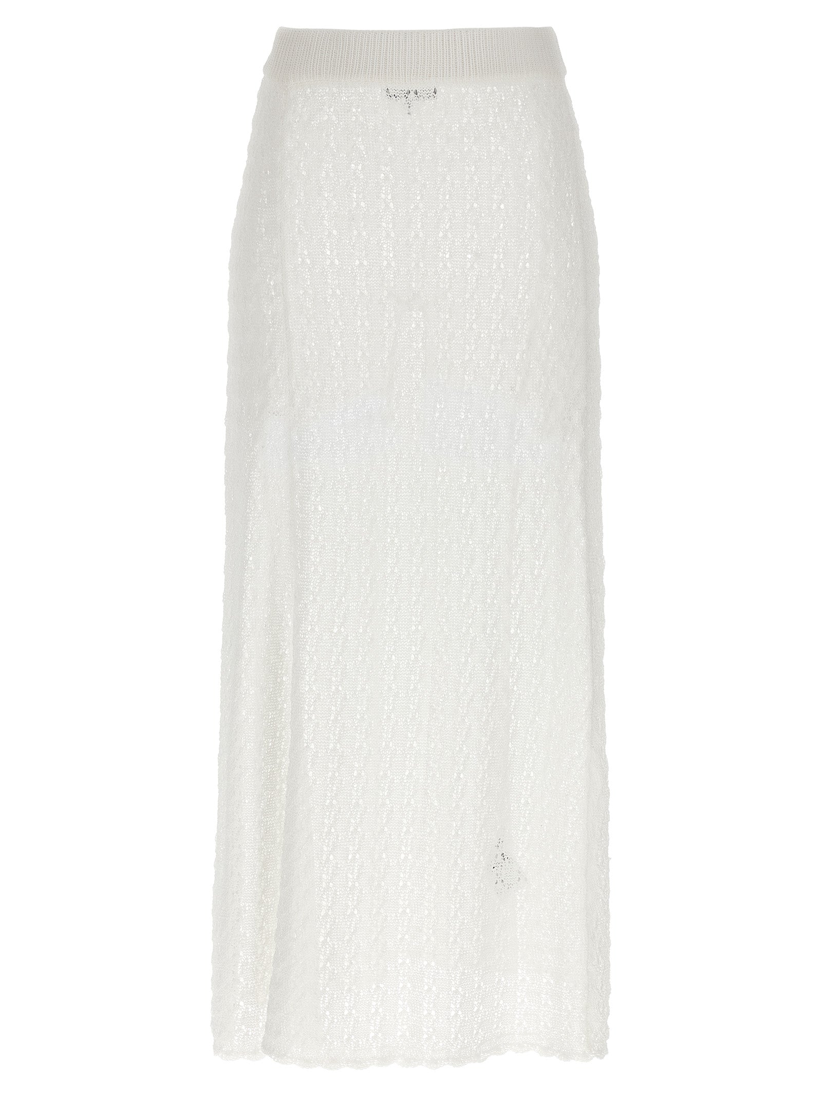 GANNI - GANNI - ’Shiny Pointelle Knit’ skirt - Women’s Clothing
