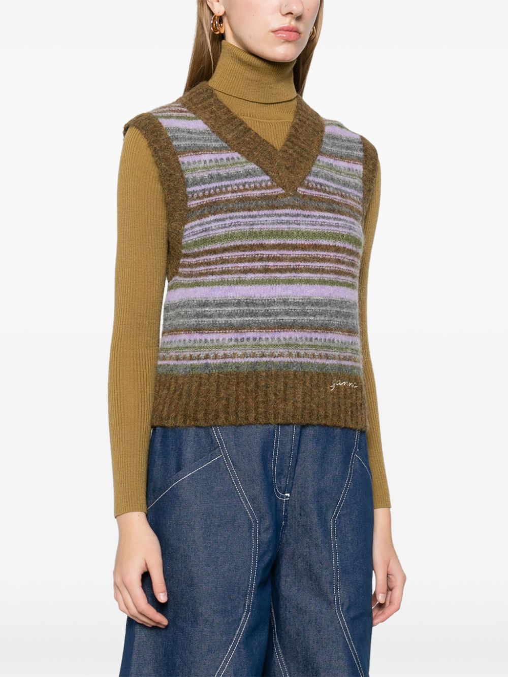 Ganni - GANNI Sweaters Green - Topwear