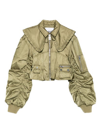 Ganni - GANNI Coats Green - Jackets