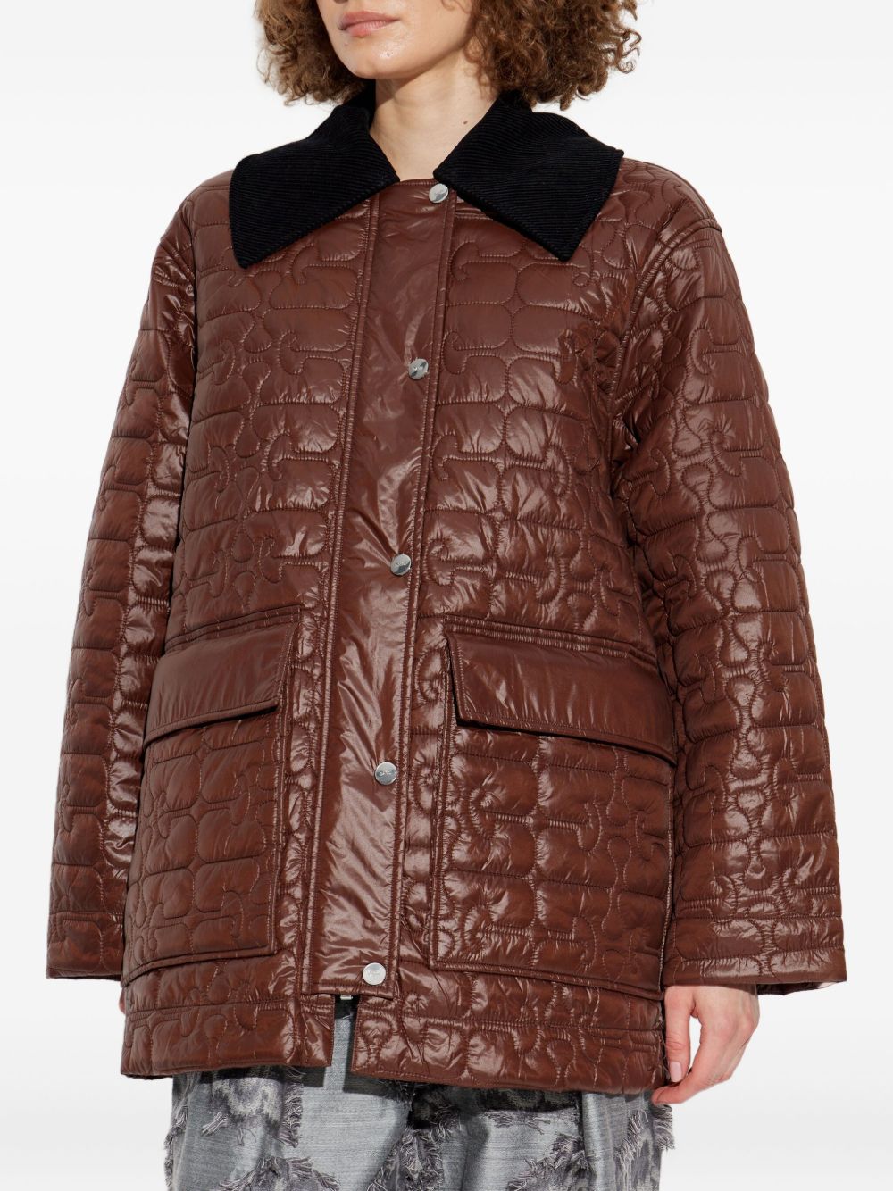 Ganni - GANNI Jackets Brown - Jackets