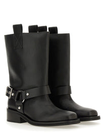 GANNI - Ganni Biker Boots - Woman-&gt;FOOTWEAR-&gt;BOOTS