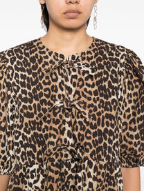 Ganni GANNI Dresses Brown Women’s Clothing