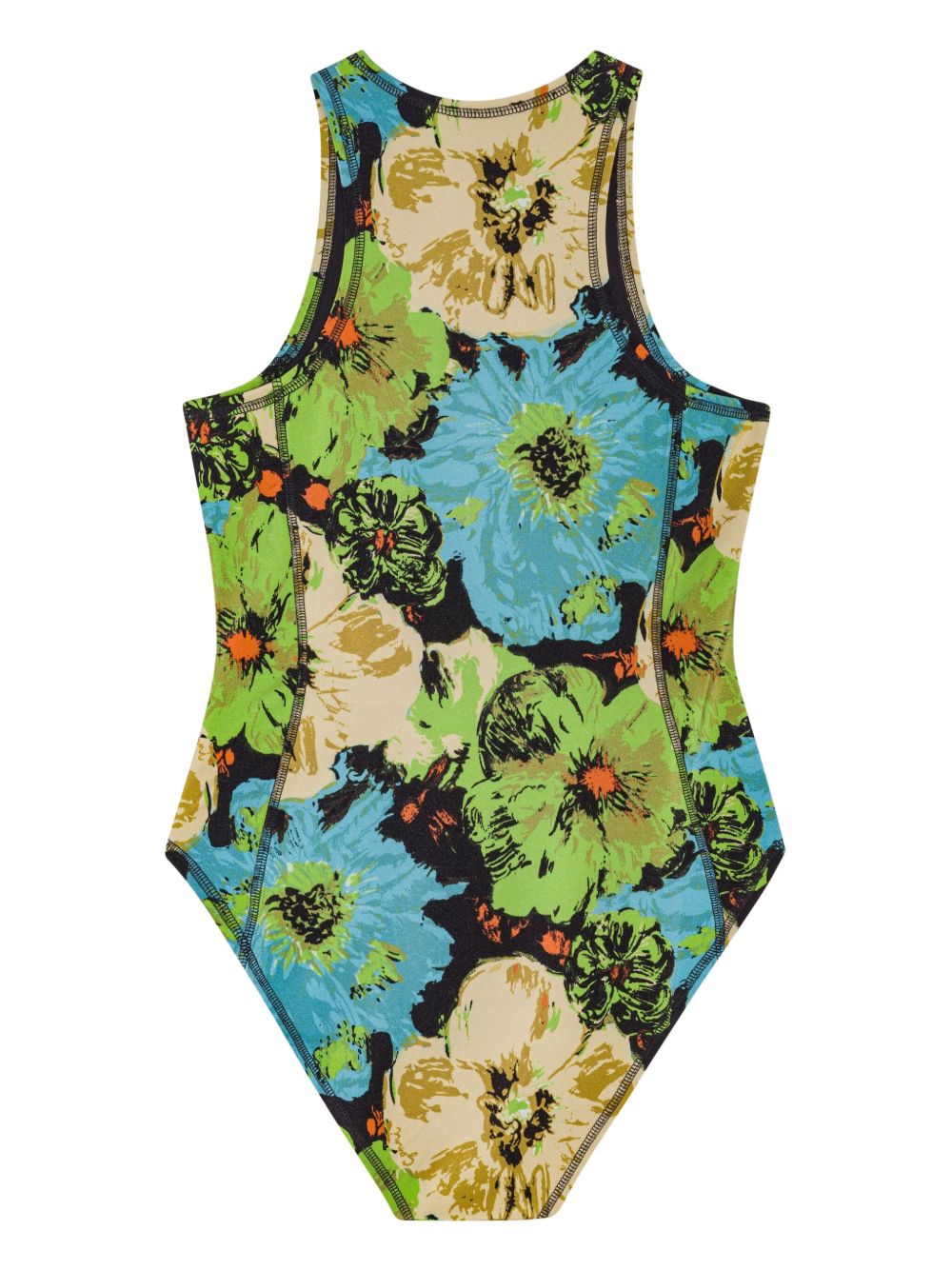 Ganni - Ganni floral-print Bodysuit - Women’s Tops