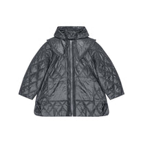 Ganni - Ganni Shiny Quilt Midi Jacket - Women’s Outerwear