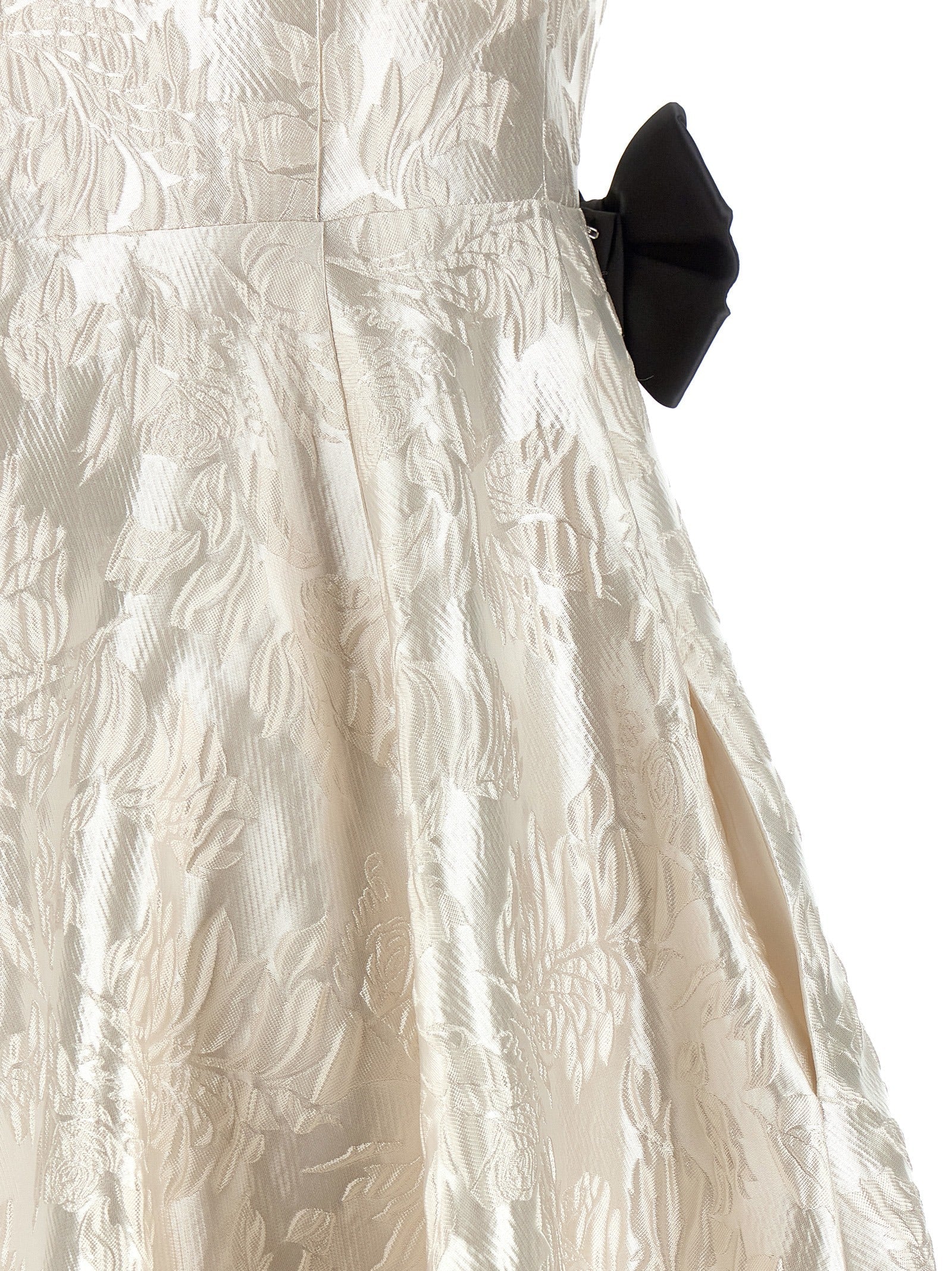 GANNI - GANNI - ’Cloque V-Neck’ dress - Women’s Bottoms