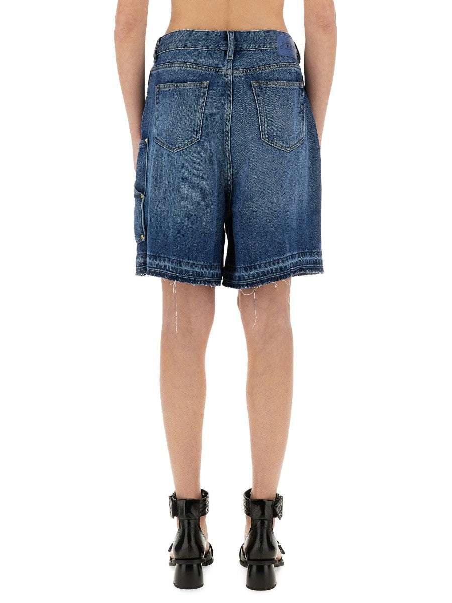 GANNI - Denim Shorts - Home-&gt;Woman-&gt;Clothing-&gt;Shorts