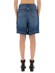 GANNI - Denim Shorts - Home-&gt;Woman-&gt;Clothing-&gt;Shorts
