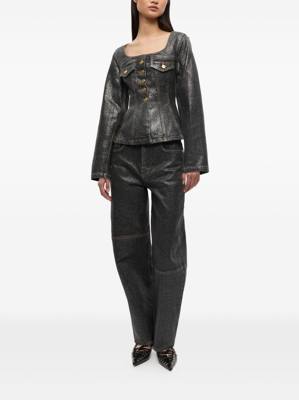 Ganni - GANNI Jackets Black - Jackets