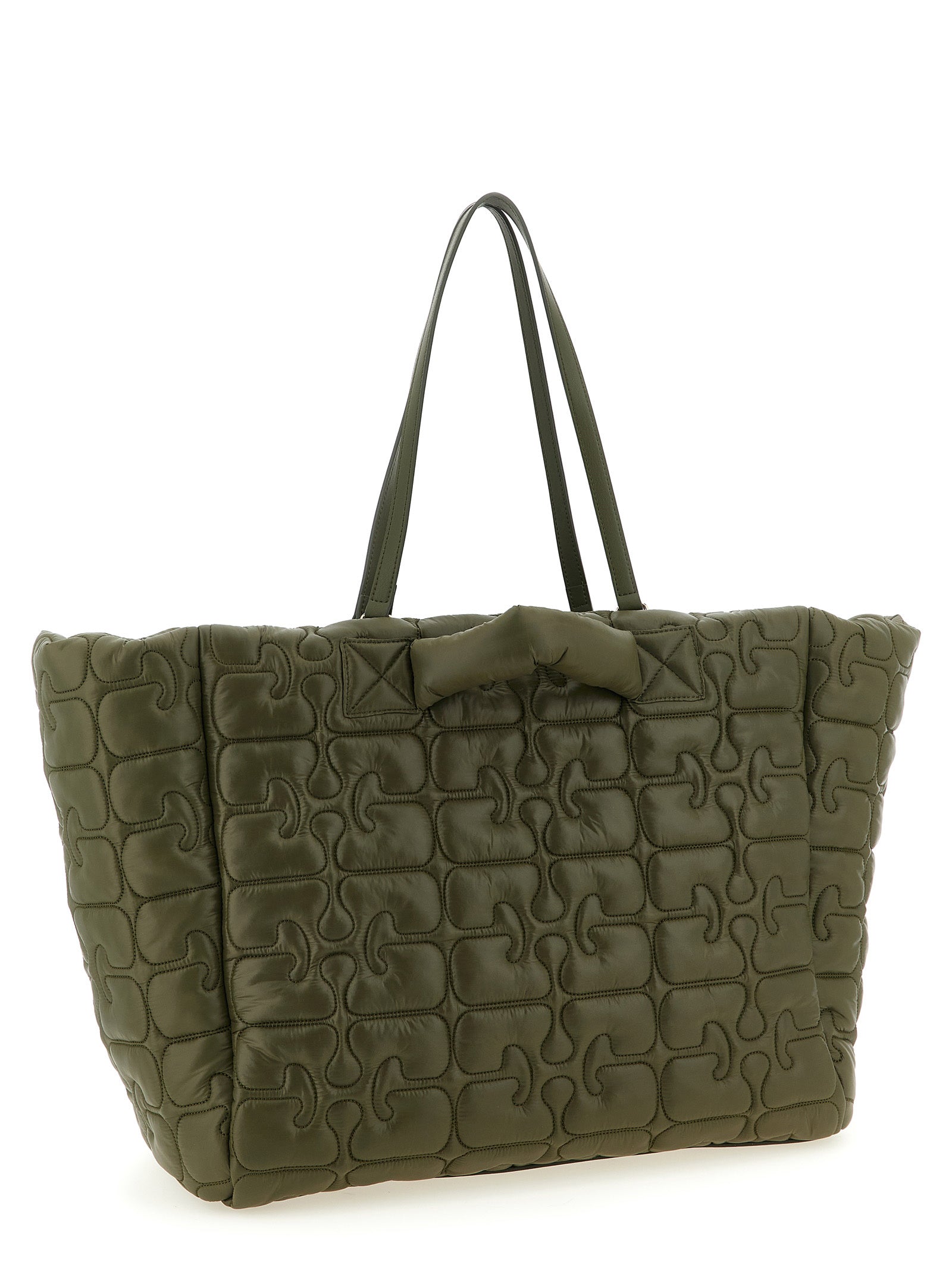GANNI - GANNI - ’Quilted Re-Tech XXL Tote’ shopping bag - Women’s Bags