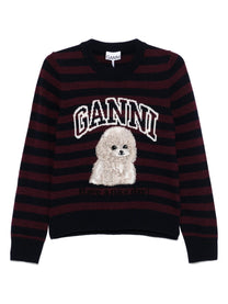Ganni - GANNI Sweaters Bordeaux - Topwear