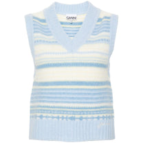 Ganni Ganni Striped sleeveless top Women’s Knitwear