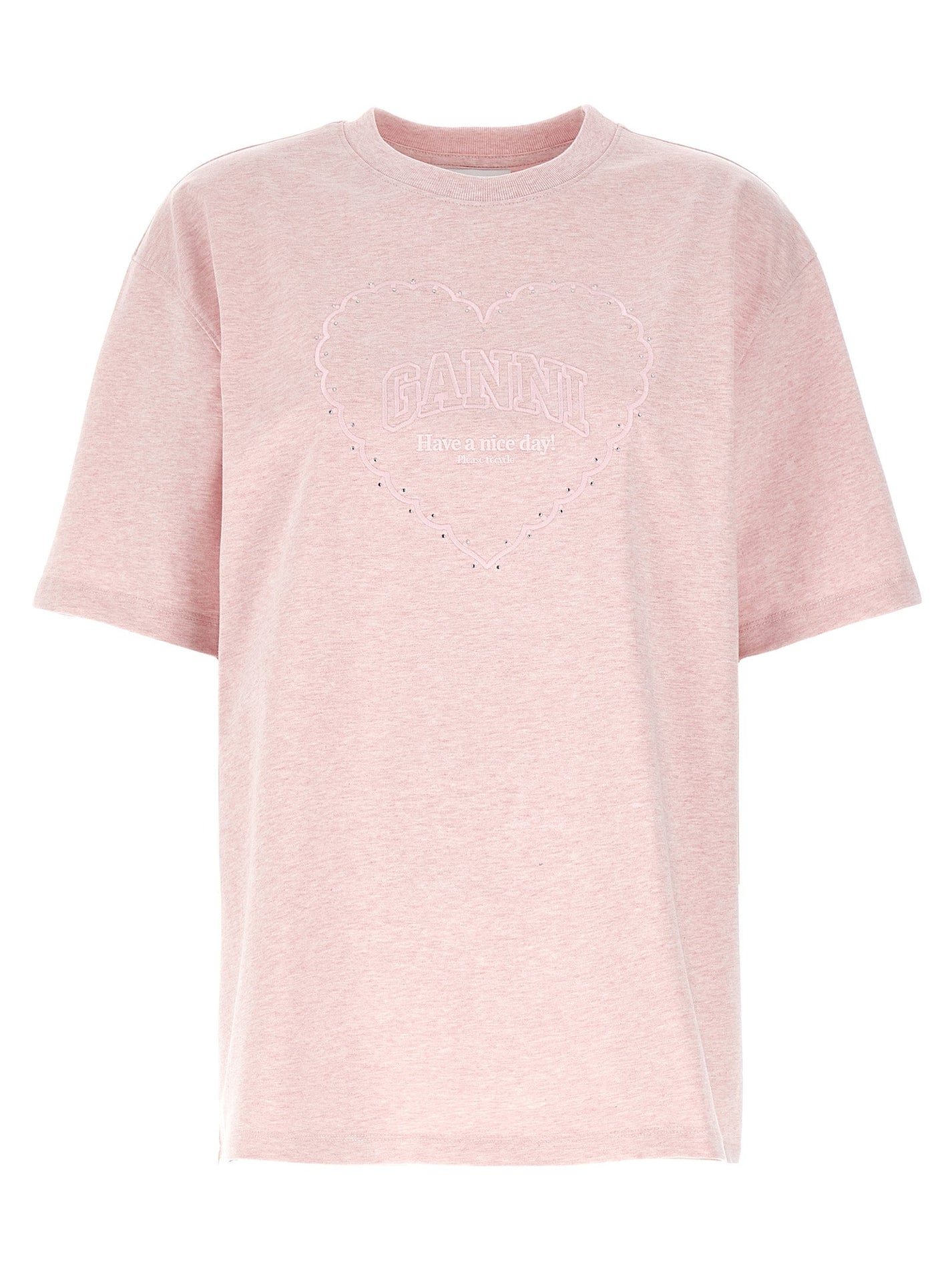 GANNI - GANNI - Heart T-shirt - Women’s Tops