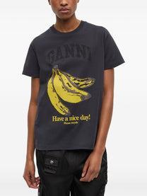Ganni - GANNI T-shirts and Polos Grey - Topwear