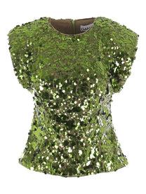 Ganni - GANNI Top Green - Topwear