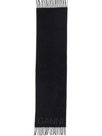 GANNI - Ganni Scarf With Logo - Women’s Accessories