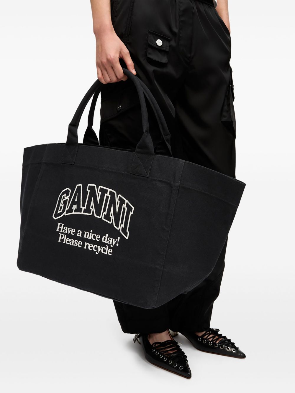 Ganni - GANNI Bags.. Black - Shopper