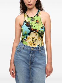 Ganni - Ganni floral-print Bodysuit - Women’s Tops