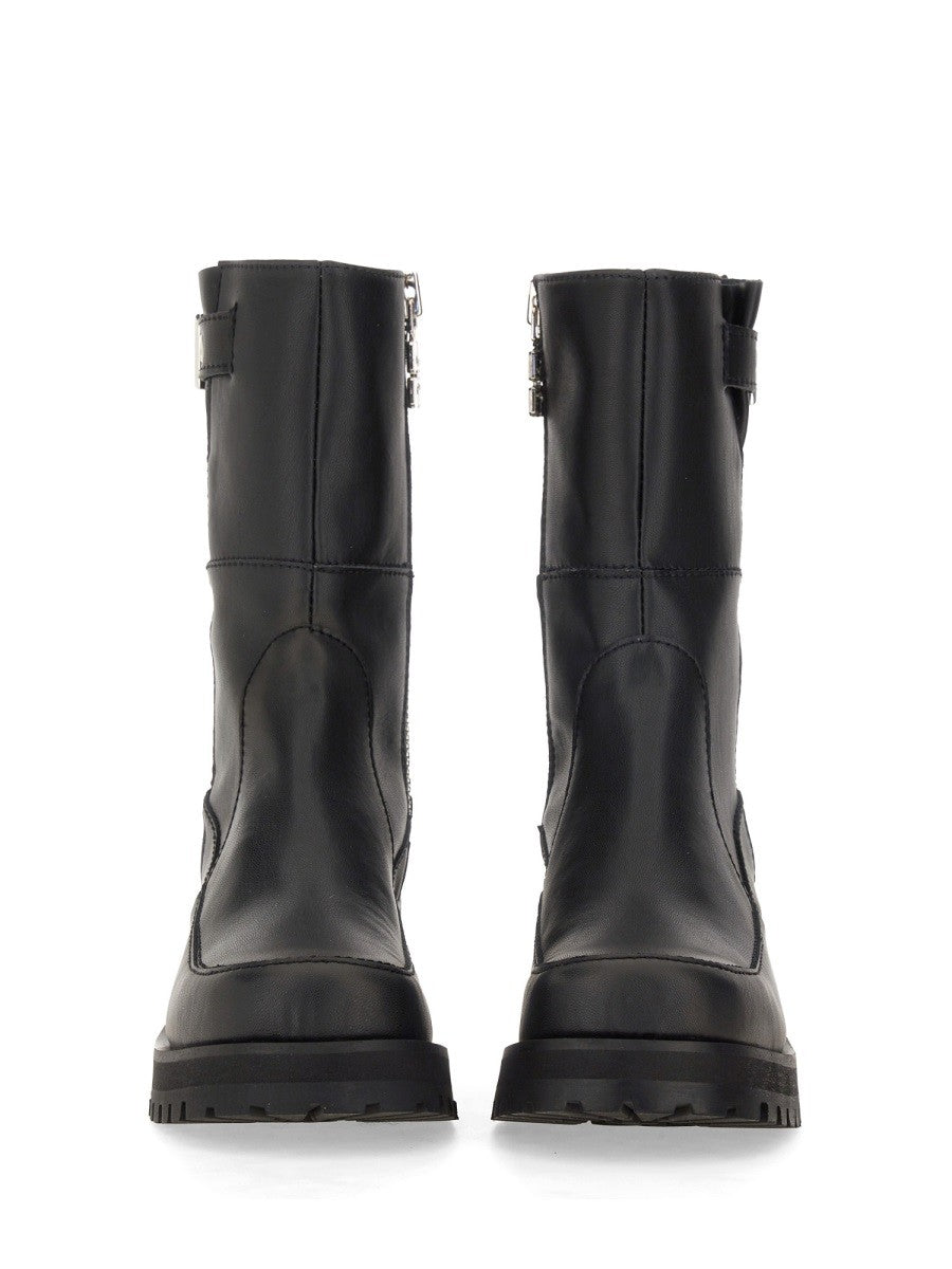 GANNI - Ganni Buckle Boot - Woman-&gt;FOOTWEAR-&gt;BOOTS