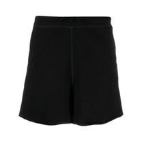 Ganni - Ganni logo-patch shorts - Women’s Clothing