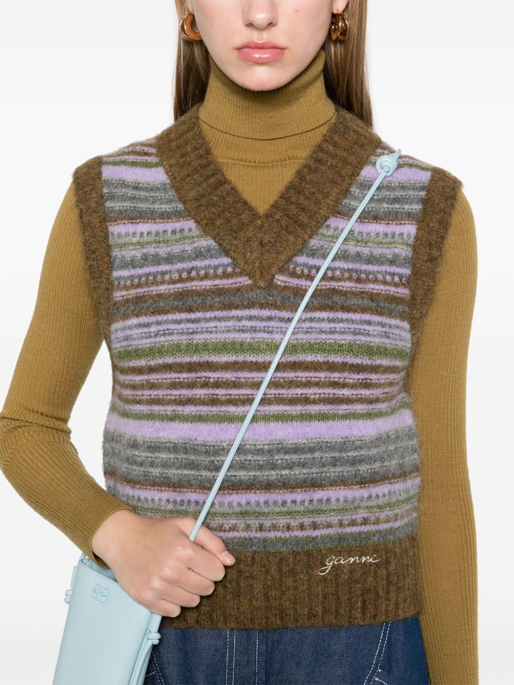 Ganni - GANNI Sweaters Green - Topwear