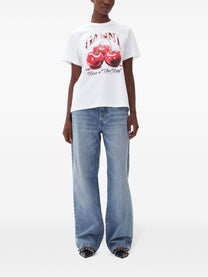 Ganni - GANNI T-shirts and Polos White - Topwear