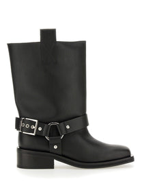 GANNI - Ganni Biker Boots - Woman-&gt;FOOTWEAR-&gt;BOOTS