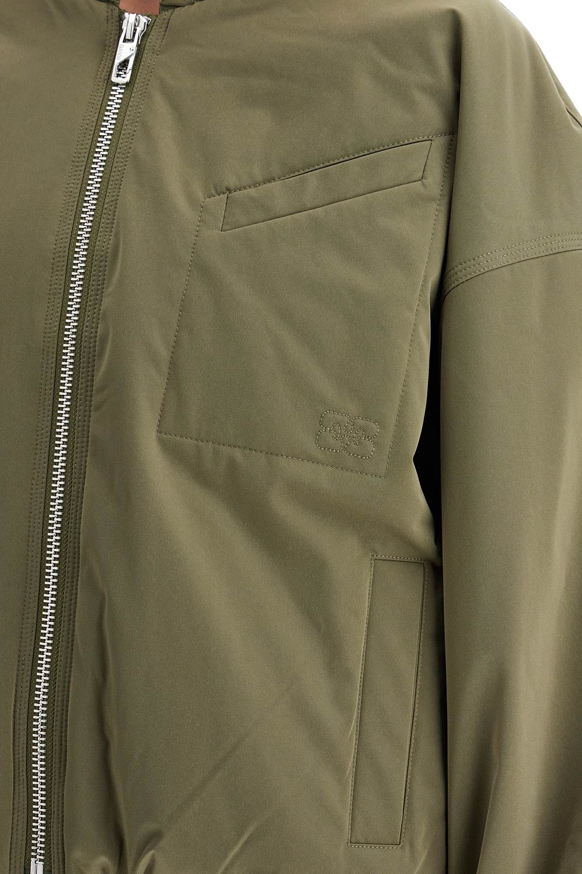 Ganni - Ganni short oversized bomber jacket - Jackets