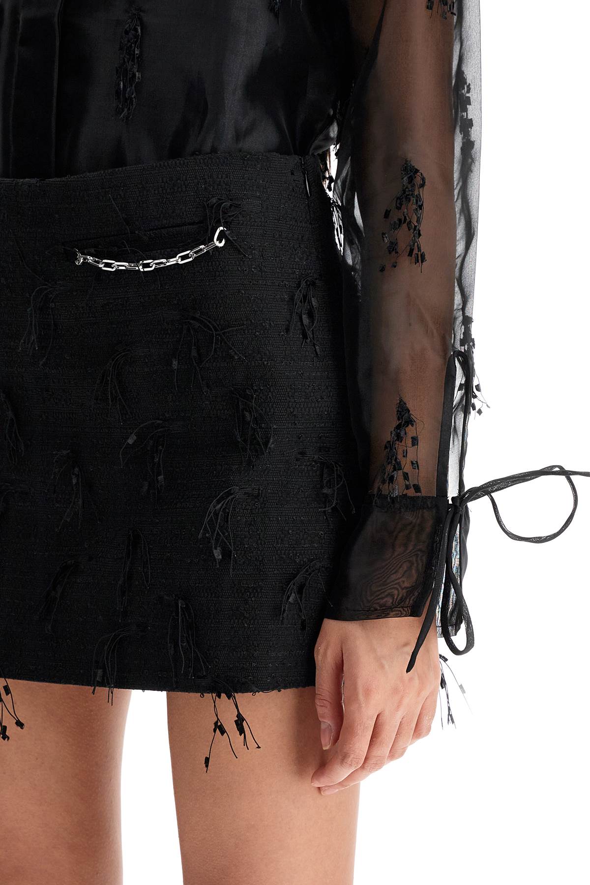 Ganni - Ganni tweed bouclã© mini - Skirts
