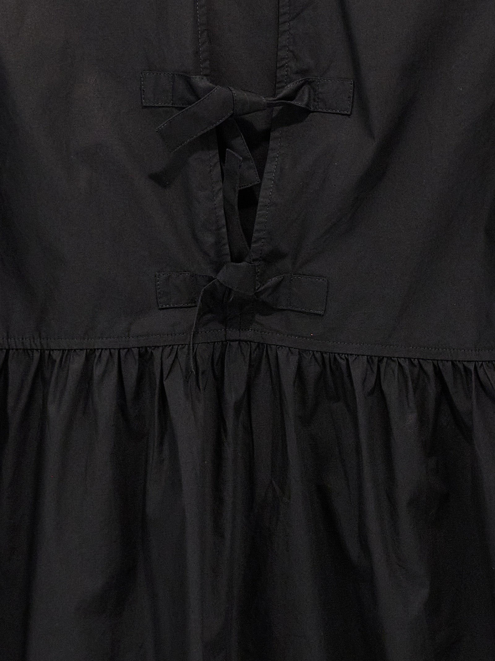 GANNI - GANNI - Knot poplin dress - Women’s Clothing