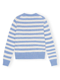 Ganni - GANNI Sweaters Clear Blue - Topwear