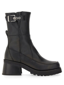 GANNI - Ganni Buckle Boot - Woman-&gt;FOOTWEAR-&gt;BOOTS