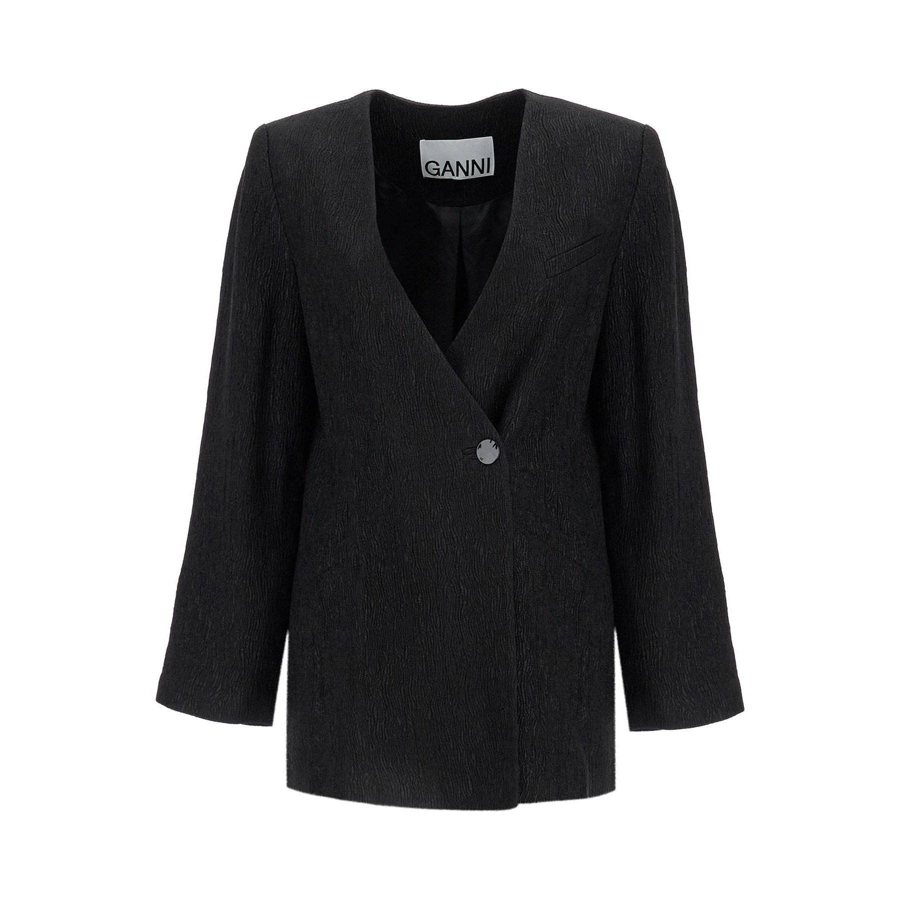 Ganni - Ganni ’boxy crepe stretch bl - Jackets