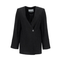 Ganni - Ganni ’boxy crepe stretch bl - Jackets