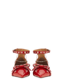 GANNI - Ganni Jewel Ballerina - Woman-&gt;FOOTWEAR-&gt;FLATS