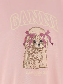 GANNI - GANNI - Front print sweatshirt - Women’s Sweatshirts