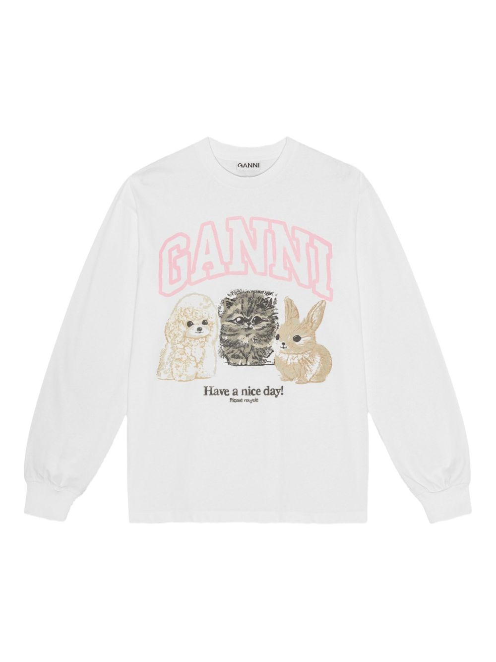 Ganni - GANNI Sweaters White - Topwear