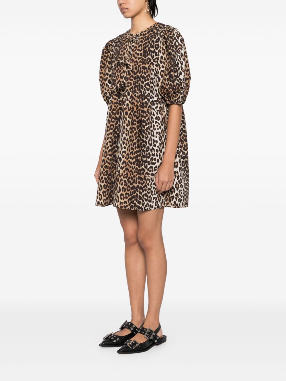 Ganni GANNI Dresses Brown Women’s Clothing