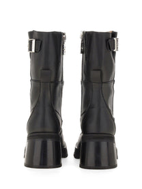 GANNI - Ganni Buckle Boot - Woman-&gt;FOOTWEAR-&gt;BOOTS