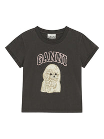 Ganni - GANNI T-shirts and Polos Grey - Topwear