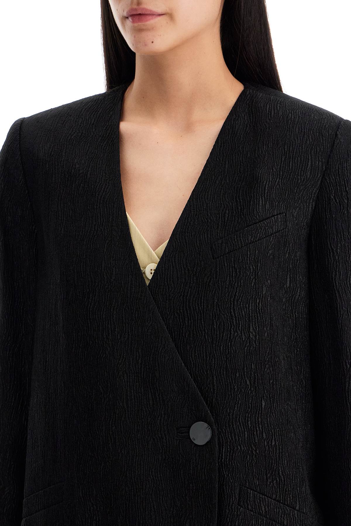 Ganni - Ganni ’boxy crepe stretch bl - Jackets
