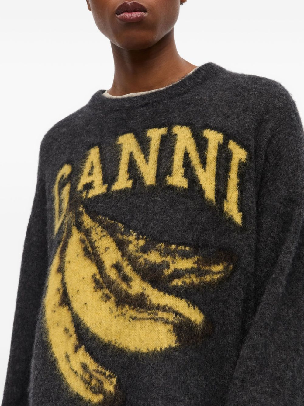 Ganni - GANNI Sweaters Grey - Topwear