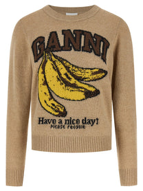 GANNI - GANNI - ’Banane’ sweater - Women’s Knitwear