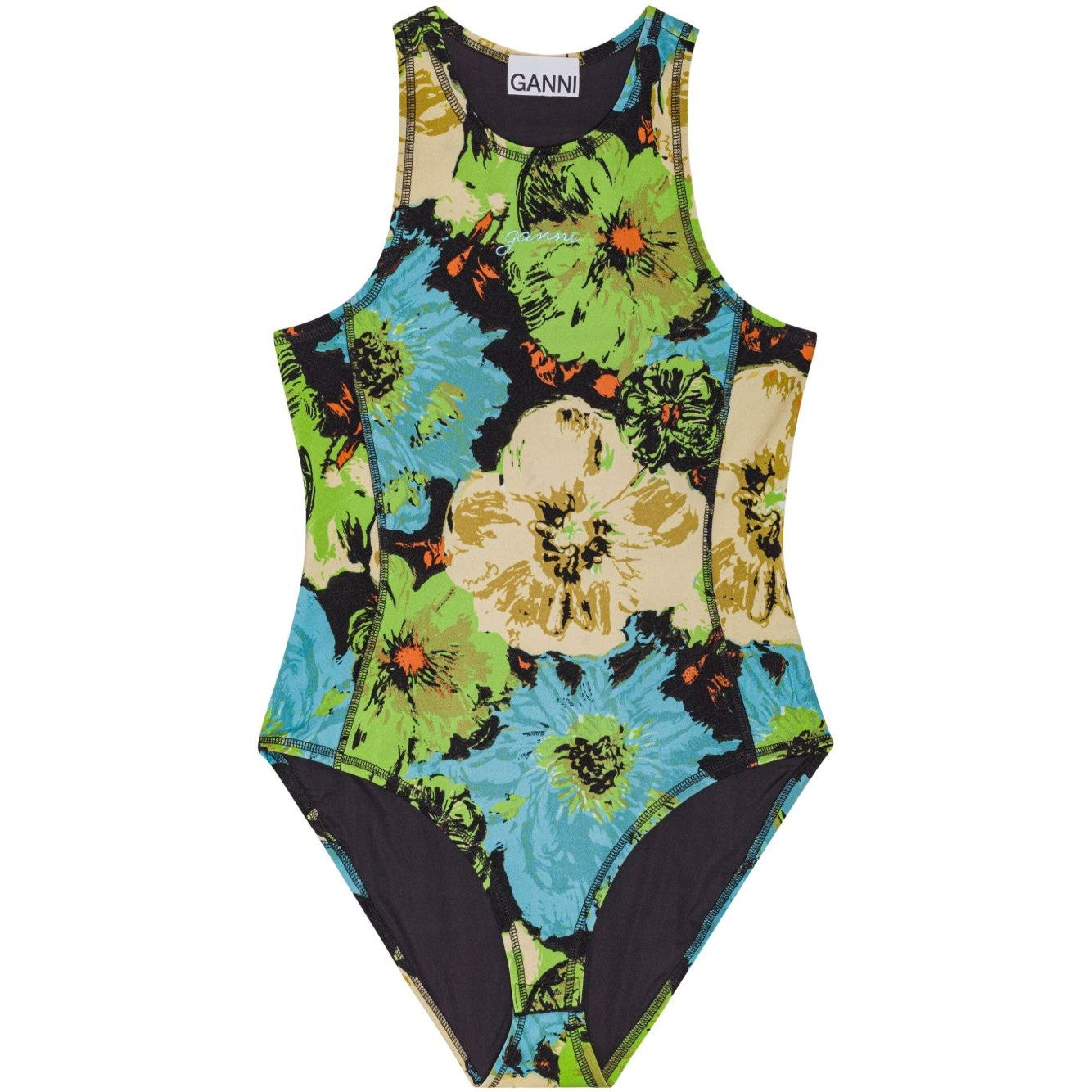 Ganni - Ganni floral-print Bodysuit - Women’s Tops