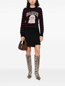 Ganni - GANNI Sweaters Bordeaux - Topwear