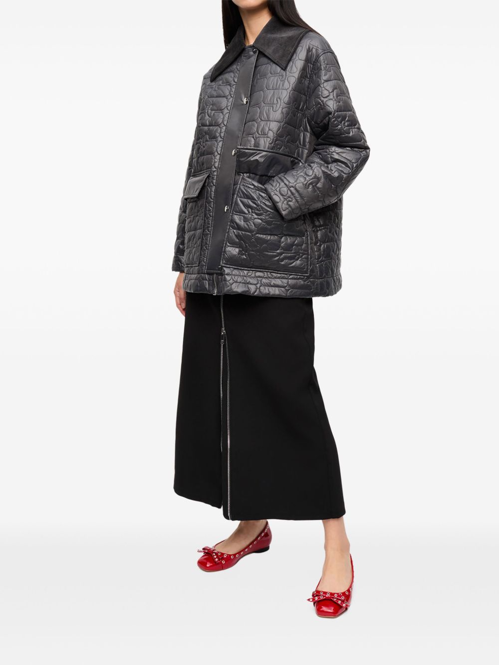 Ganni - GANNI Jackets Grey - Jackets